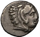 Mysia Pergamum 3rd Century Bc Athena Statue Silver Diobol Ancient Greek Ngc Chvf