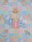 Vintage 1993 Beatrix Potter The Tailor And Cutter Cotton Fabric Panel 35 x43 
