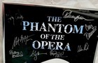 Phantom Of The Opera Broadway Cast Signed Framed Poster Window Card  14 X 19 