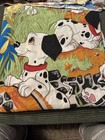 Vtg Disney 101 Dalmatians Twin Flat Sheet Only bright Vibrant Colors Bedding 