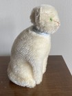 Steiff White Cat 1906 Replica 2006 Le  Brass Button Mohair 17cm 7in