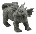 Ebros Whimsical Peeing Garden Dragon Statue 12  Long Cute Naughty Baby Dragon