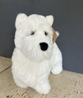 Dakin Plush Snowflake White Westie Dog Stuffed Animal Lou Rankin Original Tags