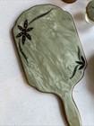 Early Mid Century Vanity dresser Set Green Pearlized Several Pieces