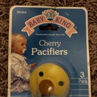 Extremely Rare Vintage Pacifiers Sealed Cherry Flavored Baby King 1997 Pack Of 3