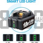 2pack For Makita 18volt 8 0ah Lxt Li-ion Battery Bl1860b Bl1830 Bl1850  charger