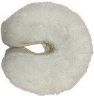 Therapist s Choice   Massage Table Fleece Face Cover 1 Count  pack Of 1   White 