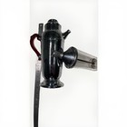 Vtg 1930 s Chrome Cocktail Shaker Pitcher Red Bakelite Handle W ice Crusher 