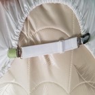 4 Piece Bed Sheet Grippers Set Sheet Holders Metal Clasp Iron Board Straps Clip