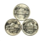 1965  1966 And 1967 Uncirculated Jefferson Nickels Choice To Gem Bu