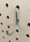  100 Pack  1  Jumbo  j  Metal Peg Garage Hanger Hooks  1 8 To 1 4 Inch Pegboard