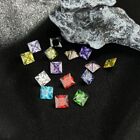 5 10pcs 5a Princess Multicolor Loose Cubic Zirconia  Beads For Necklace ring