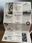 Vintage Walt Disneyworld Whispering Canyon Cafe Restaurant Menu 1994