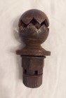 Interesting Cast Iron Post Finial 2    Ball X 5  Tall