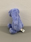 Jellycat Bashful Bunny Small 8    Plush Purple Iris Retired Rare Stuffed Animal