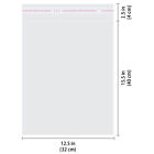 12  X 15  Inch Clear Resealable Cellophane Bags For Clothing  Food