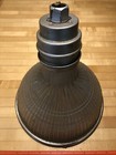Vtg Holophane 9-1 2    Angled Industrial Warehouse Light Glass Shade Shop Garage