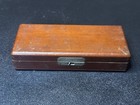2 Vintage Veterinary Supply Syringe Original Wooden Box Set Louisiana