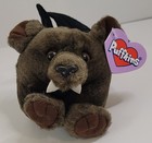 Puffkins Ding Bat Beanie Stuffed Plush Brown Vampire Limited Edition Swibco 1997