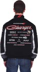 Jh Design Men s Dodge Charger Embroidered Cotton Twill Jacket