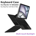 Magic Keyboard For Ipad Air 13 Inch M3 2025 M2 2024 Case Pro 12 9  6th 5th 4th 3