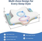 Cervical Pillow For Neck Pain Relief  Orthopedic Neck Support Pillow For Side