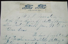 Civil War   Us Navy Sailor Letter  Fort Anderson Bombardment North Carolina