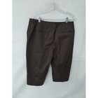 Liz Claiborne Golf Klute Brown Shorts Womens 12 Cotton Blend Stretch Bermuda