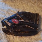 12 5  Rawlings Gso125bt Baseball Glove Rht Leather Fastback Model Black Blbc