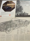 Lot Of 3 1961 Mga  Mg Reworking 1600 Racing 4 Pg Tech 1960 British Sports Car Ad