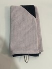 Vintage Collectible New Ebay Live Two Tone Golf Towel Black   Gray