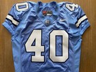 North Carolina Tarheel Game Used Football Jersey  40 Size 50 Large