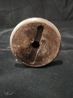 Antique Industrial Wooden Textile Thread Sewing Spool Wood 12    Tall Brown red