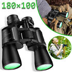 180x100 High Power Military Binoculars Hd Day night Zooming Hunting Camping Us