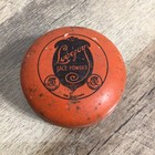 Antique Lovejoy Empty Face Powder Small Round Metal Tin Vintage