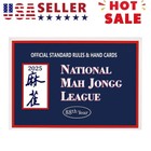     newest 2025 National Mah Jongg League L Size Card With Official Standard Rule