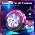 Self Balancing Scooter 6 5  Ul2272 Certified Hoverboard For Kids Bluetooth Led