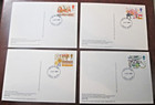 Gb Phq Cards 1983 -british Fairs  Back - Fdi  Full Set Used Free Post Uk