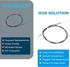 Throttle Cable 63 5   For Mini Jeep 125cc Go Kart  Telee Tl125gk-a Ranger 125
