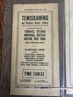 Rare Temiskaming Temiscouata Northern Ontario Railway s Timetables Canada