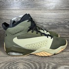 Nike Mens Jordan Lift Off Olive Green Gum Athletic Basketball Shoes Sneakers New