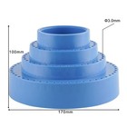 Rotating Bur Holder 116 Holes rotary Tool Holder 1 8 diameter mandrel Drill H   