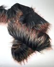 Sewing Supplies  Faux Fur Trim  Orange Copper Fake Animal Fur For Crafting