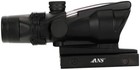 Ans Optics Sight Real Fiber 1x32 Rifle Scope Tactical Reticle Red Dot