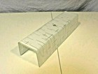 White 14  Replacement Glass Vintage Criss-cross U-shade Bent Light Cover 60125