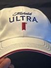 Michelob Ultra Beer Baseball Cap Mens Os White Embroidered Promo Strapback Hat