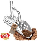 Ckg Heavy Duty Sand Scoop Sifter Beach Stainless Steel No Handle