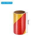 Reflective Tape  4 Inch X 10 Ft Waterproof Safety Adhesive Tape  Red Yellow