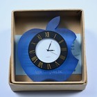 Apple Computer Inc       Logo   Indigo Desktop Clock   Ultra - Rare   Y2k    macos
