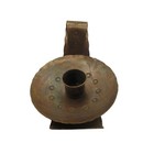 Vintage Copper Chamber Candlestick Holder Handheld Candle Stick Rustic Mcm